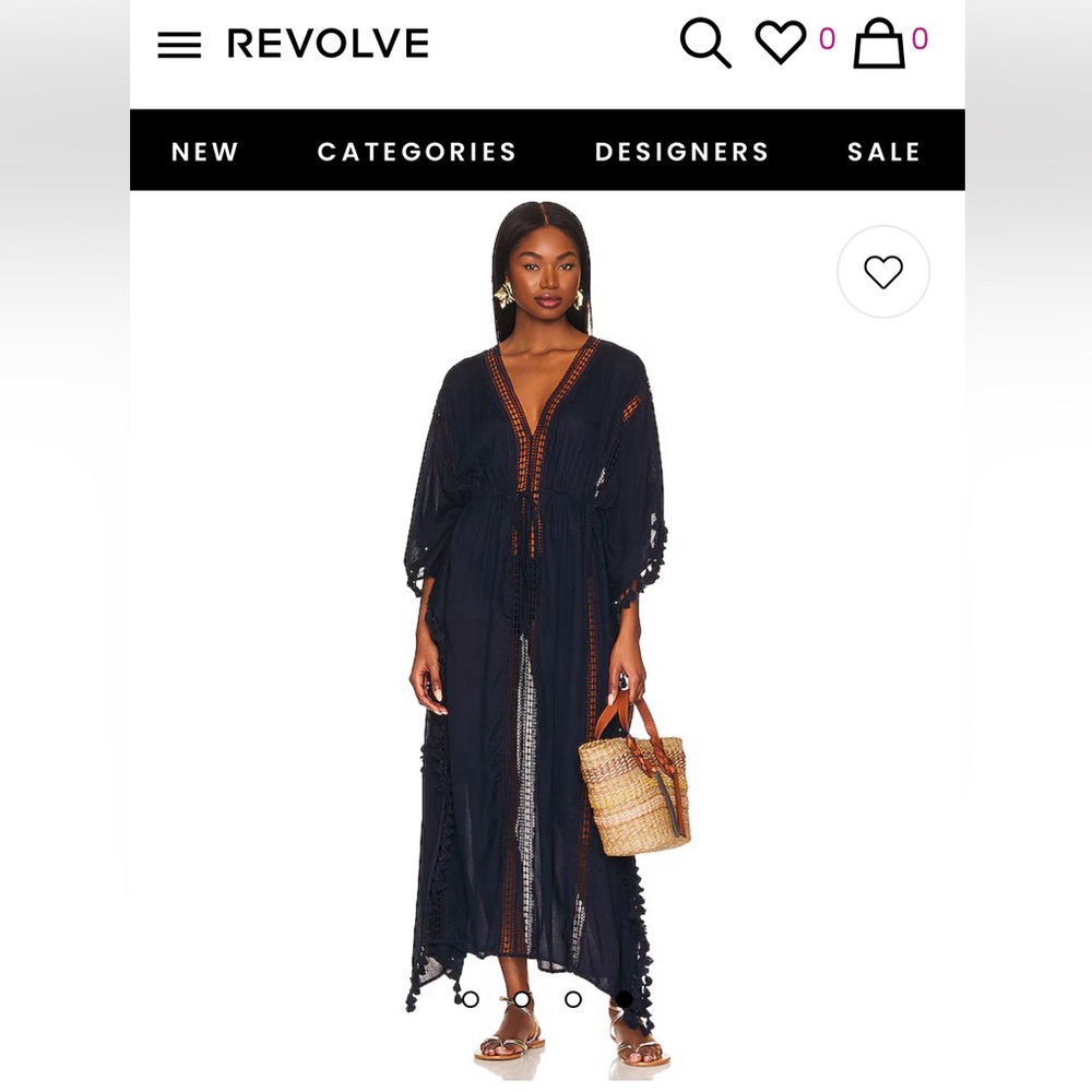 Revolve Michael Stars one size fits all draw string long cover up, new w…